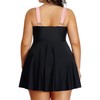 Aqua Eve Plus Size Two Piece Swimsuits for Women Tankini