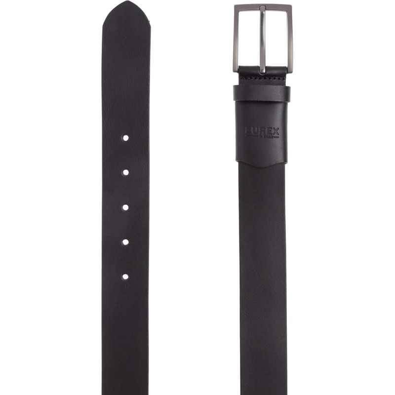 Eurex by Brax Men's Leather Elegant Sporty Belt, 02 Black