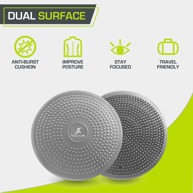 ProsourceFit Core Balance Disc Trainer, 14” Diameter with Pump for