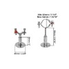 QWORK Adjustable Stainless Steel Pipe Support Bracket Kit - Compatible