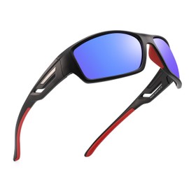 PUKCLAR Polarised Sports Sunglasses for Men Women Driving Sunglasses Cycling Running Fishing Goggles Frame
