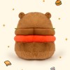 Hamburger Capybara Plush, Kawaii Hamburger Capybara Stuffed Aniamls Toys Soft