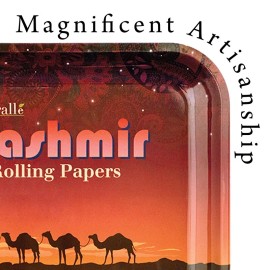 Premium Rolling Tray Set of 3-13.5 x 11- Large Metal Rolling Tray Bundle-Kashmir