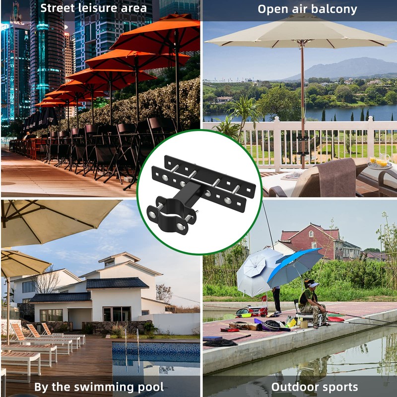 Foozet Patio Umbrella Holder - Heavy Duty Outdoor Deck Shade