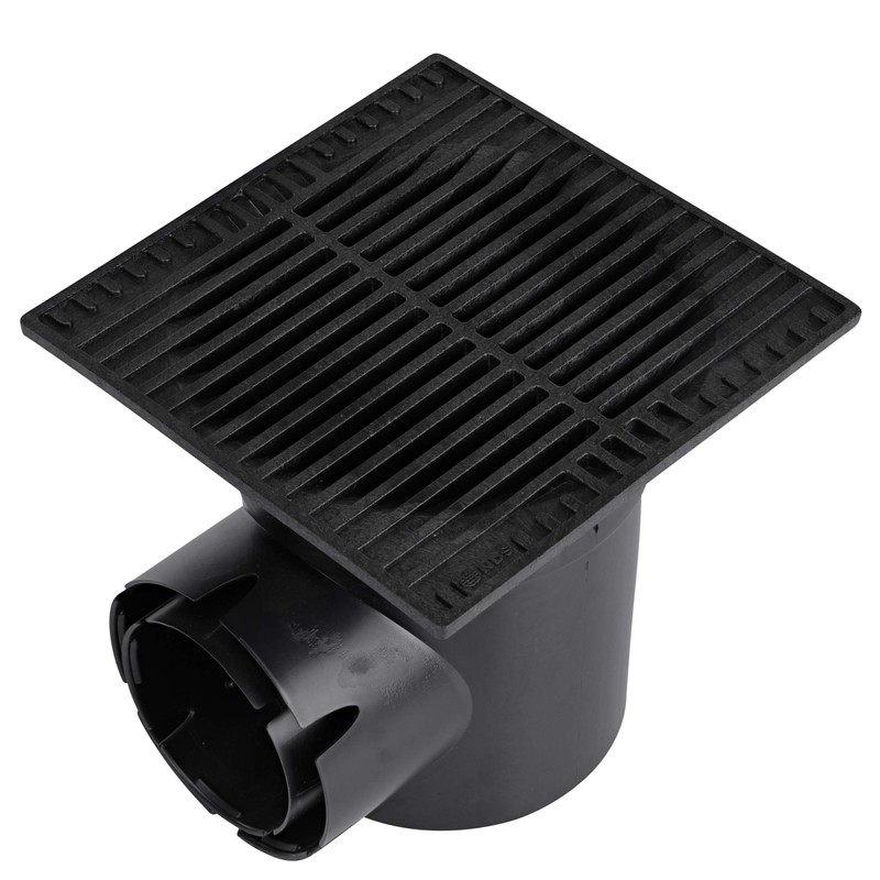 NDS 970, 9-Inch Square Grate, Connects to 6-Inch Spee-D® Basin,