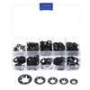 QUARKZMAN 300 Pcs Inner Tooth Washer Set, 5 Sizes M2/M2.5/M3/M4/M5