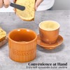 French Butter Crock for Counter with Water Seal, Ceramic French