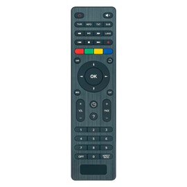 VINABTY Replacement Infrared Remote Control for L-Box LBox IP Client Teleprom TV Snake TV Nika TV