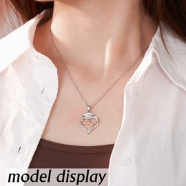 Shonyin 8th Grade Graduation Gifts for Her 2025, Graduation Heart Necklace for Middle Grad Jewelry Gifts for Her Daughter Granddaughter Niece Sister Best Friend