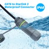 Azduou Waterproof Ethernet Adapter for Starlink Gen 3 and Starlink