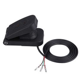 EVGATSAUTO Foot Brake Pedal, Vehicle Pedal, Accelerator Pedal, Speed Control, Brake Pedal, Suitable for Electric Bicycles, Scooters, ATV, Black