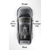 BRITPART XS AIR INTAKE GRILLE BLACK WITH SILVER MESH LEFT