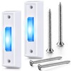 Saillong LED Lighted Doorbell Button Wired, Door Bell Ringer Push