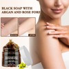 Morocco Black Soap with Argan and Rose, Morocco Black Beldi