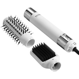 VEVOR Hair Dryer Styler, 110,000RPM High-Speed Hot Air Styler with Brushless Motor, Paddle & Oval Brush, Negative Ionic Hair Dryer Brush, One-Step Styling Tool for Fast Drying Volumizing Straightening