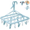 Como Life Foldable Accessories Storage Hanger (24 Pinch), Pinch Hanger,