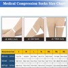 Thigh High 20-32 mmHg Compression Stocking Toeless Compression Socks for