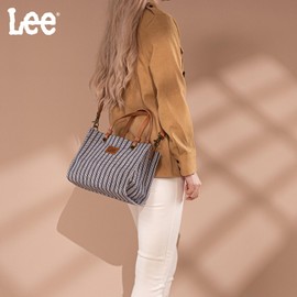 Montana West x Lee Tote Bag for Women Work, Striped Hobo Crossbody Bag Top-handle Satchel Handbags LEE55-001JN