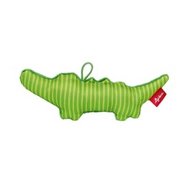 SIGIKID RedStars Crocodile Grasping Toy with Rattle: Grip, Discover, Play, for Babies from Birth, Item No. 42896, Green, 17 cm