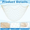 Elegaperma 2 Pcs Decorative Fishing Net,100×150 CM Fishing Net Decoration