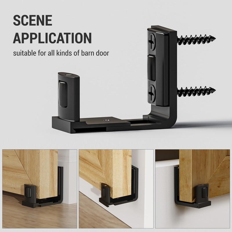 Wolfbird Adjustable Floor Guide Wall/Door Bottom Sliding Door Floor Guide