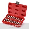 CASOMAN 19PCS 1/4" Drive Universal Joint Socket Set, Metric(5mm to
