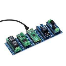 sb components Raspberry Pi Pico Board with 4 Channel Expander (Blue) Expansion board designed for Raspberry Pi Pico to expand and build powerful products