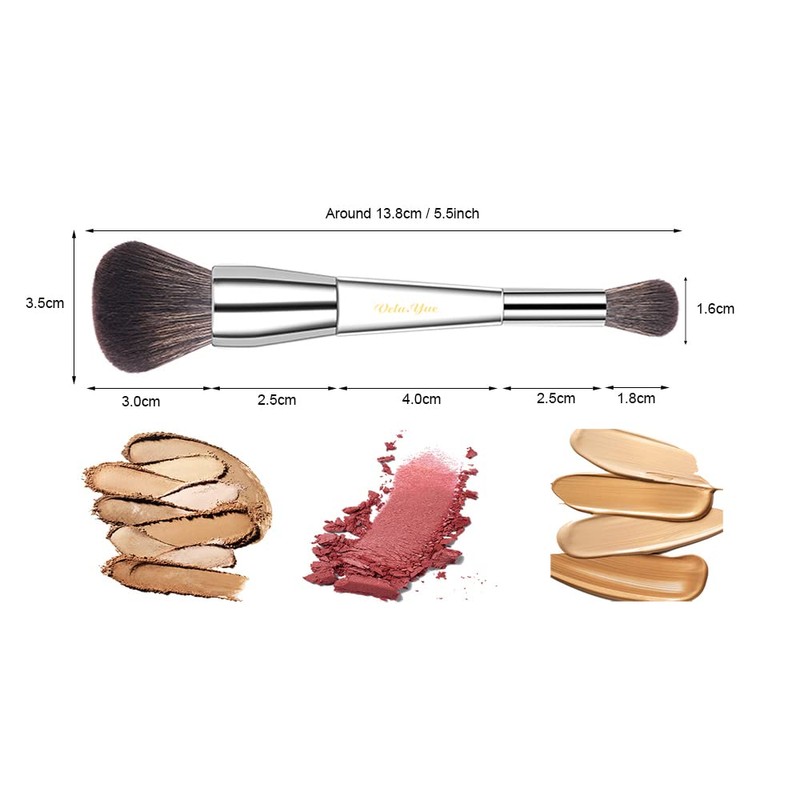 Vela.Yue Double-End Foundation Brush Concealer Brush Lucite Handle Make Up