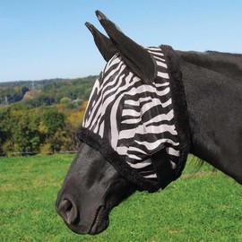 Country Pride Fly Mask Mesh Zebra Print (Horse)