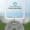 POOL HELPER Adjustable Solar Cover Holder for Steel-Wall Above Ground