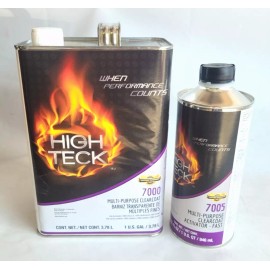High Teck 7000 Clear Coat Multi-Purpose High Gloss Gallon W/ Choice of Hardener - Fast Hardener 7005