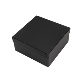 PACKIT | Caja Base y Tapa Chica Negra 20x20x9.5 | 1 Piezas
