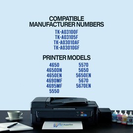 AZ Supplies Compatible Drum Unit Replacement for Konica Minolta A03100F A03105F A03010AF A03010GF 2 Packs Magicolor 4650 4650DN 4650EN 4690MF 4695MF 5550 5570 5650 5650EN 5670 5670EN YL - 30,000 Pages