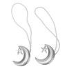 Magnetic Curtain Tiebacks, 2 Pcs Moon Star Shape Curtain Holdbacks