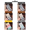 KAMIHO Non-marking Hair Elastic Hair Accessories for Adults 5pcs (Brown)