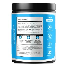 Creatina Monohidratada 500g D-mon En Polvo Sabores Sandía