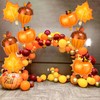 Thanksgiving Foil Balloons Set Pumpkin Balloons Fall Leaf Balloons for