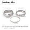 3PCS Gold Bangles for Women Silver Bangle Bracelets Chunky Bangles