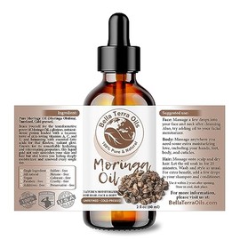 Bella Terra Oils- - Aceite de Semilla de Moringa Orgánico 2oz