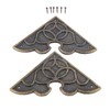 8pcs Corner Protectors Antique Corner Decorative Hardware Box Corner Wood
