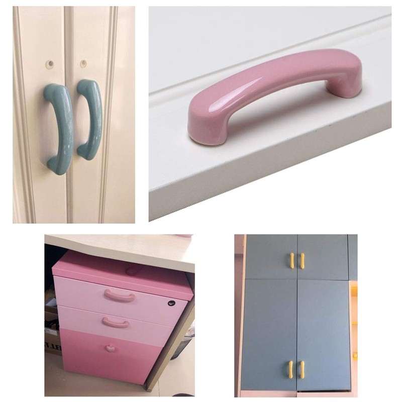 White Ceramic Cabinet Handles Drawer Pulls Knobs Cupboard Knobs for