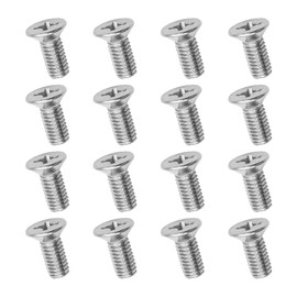 Osilly 16pcs Car Brake Disc Rotor Screws, 93600-06014-0H, Stainless Steel Retaining Screws for Front and Rear Rotor, Auto Replacement Hardware Bolts Screw Kit, Automotive Accessories