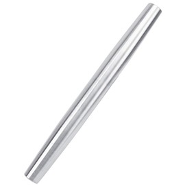 French Rolling Pin for Baking, 32cm Stainless Steel Tapered Dough Roller for Rolling Pastry Dough Bread Fondant Cookie Pie Crust and Pizza, Non-Stick Metal Surface Easy to Clean for Daily Baking