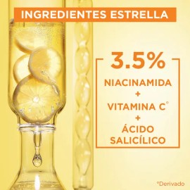 Anti Manchas Express Aclara Garnier Vitamina C 30ml Para Todo tipo de Piel de Dia y Noche