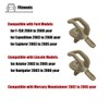 LXROAR01 2PCS Roof Coat Hanger Hooks Compatible with Ford F150