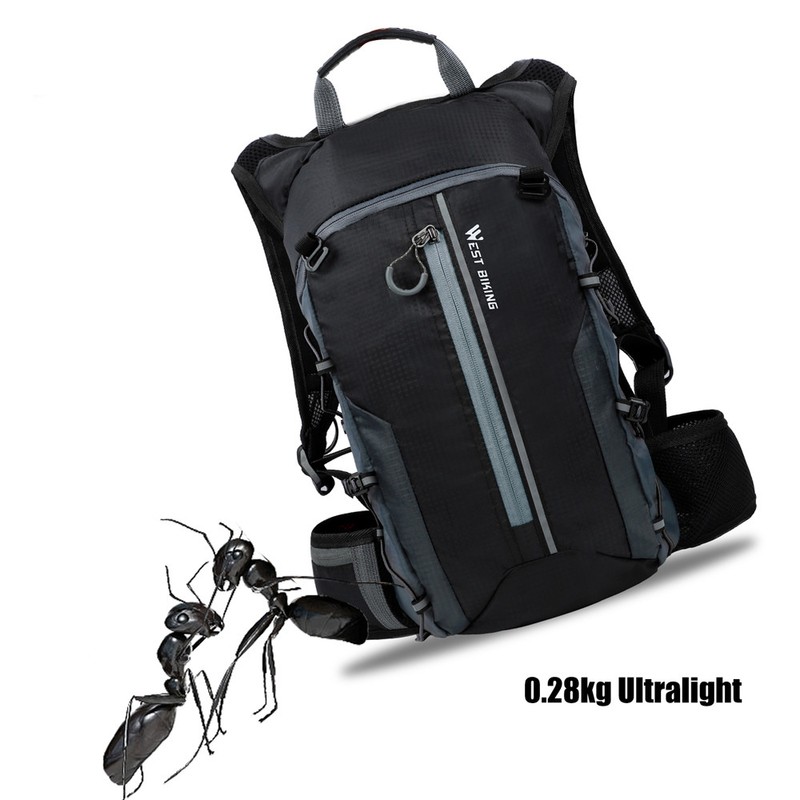 WEST BIKING Waterproof Bicycle Bag Cycle Backpack Breathable 10L Ultralight