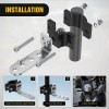 Nilight 2Pcs Motorcycle Tube Clamp Mounting Brackets 0.7 to 1.2Inch