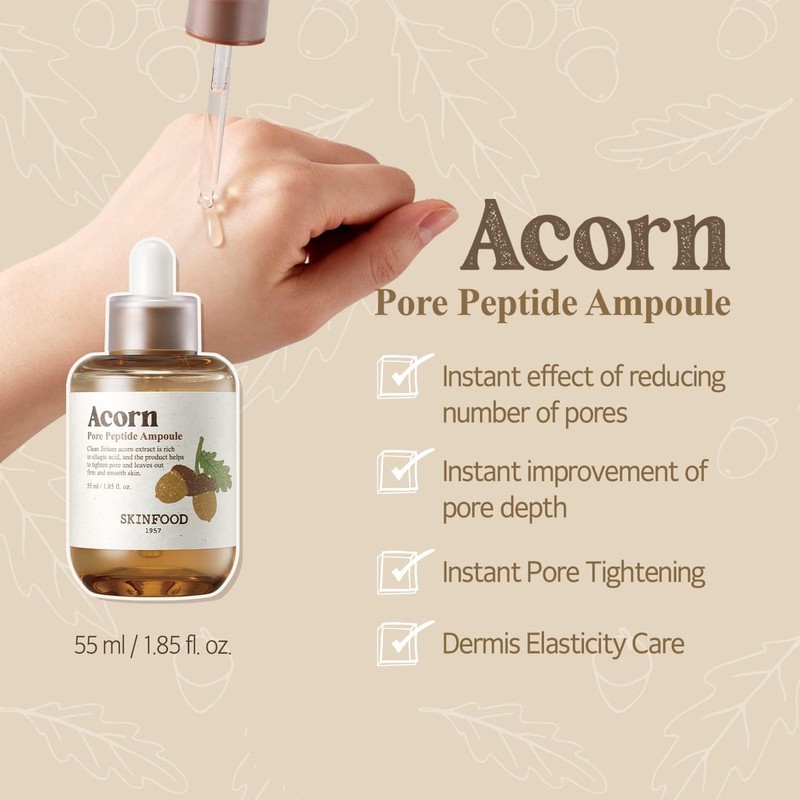 Serum Acorn Pore Peptide Ampoule de Skinfood de 55ml