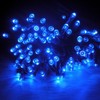RunQiao Blue Solar Fairy String Lights Outdoor Garden Waterproof 164ft/