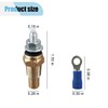 Universal Engine Coolant Temperature Sensor, 1/8 Npt Brass Water/Oil Temp